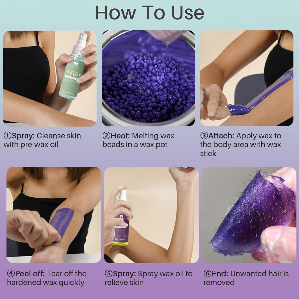 BLITZWAX silicone wax pot liner for easy cleaning