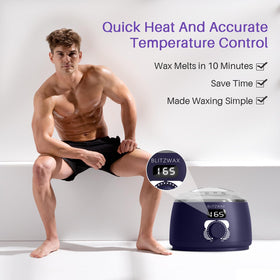 BLITZWAX Wax Warmer with temperature control settings