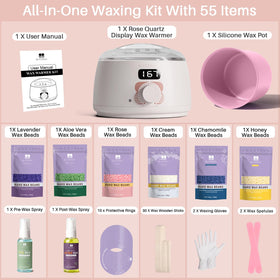 BLITZWAX waxing kit showcasing the elegant design