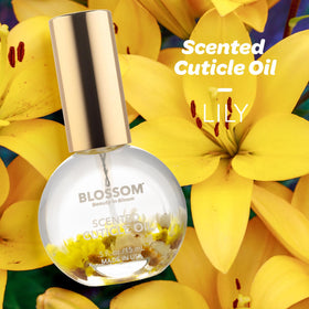 Blossom Cuticle Oil 0.5 fl. oz bottle with floral design