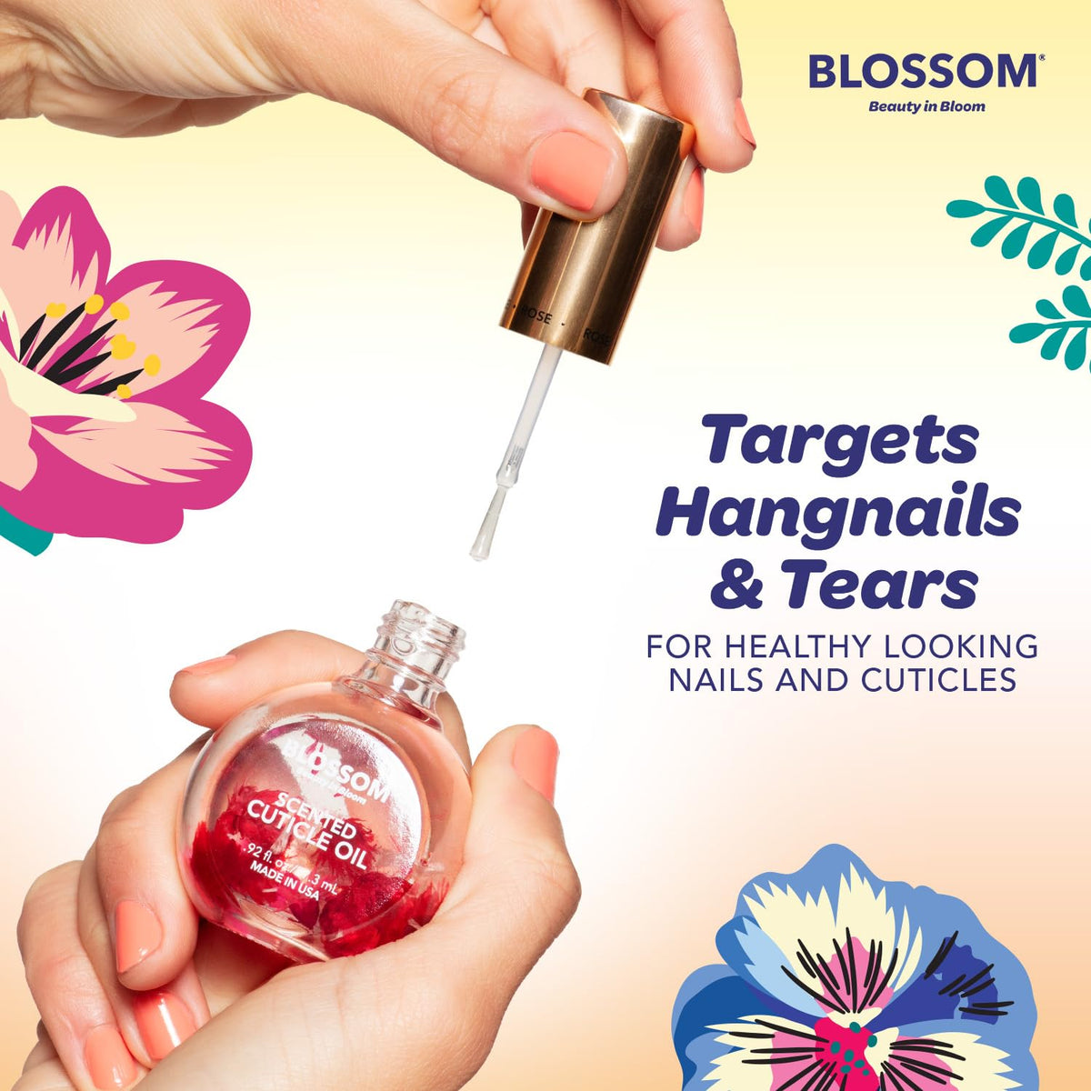 Blossom Cuticle Oil Almond Biscotti packaging