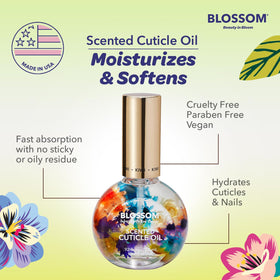 Blossom Cuticle Oil application on nails