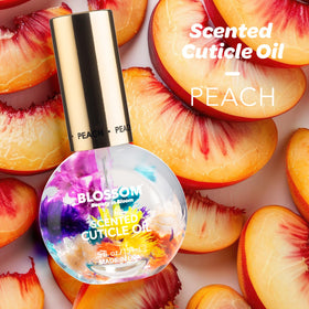 Blossom Cuticle Oil bottle with floral design