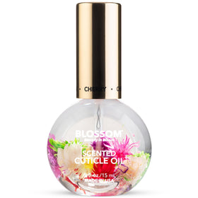 Blossom Cuticle Oil Cherry Scent front view with real flowers