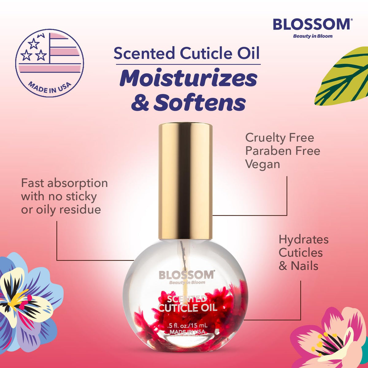 Blossom Cuticle Oil in a lifestyle setting