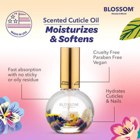 Blossom Cuticle Oil with floral scent options