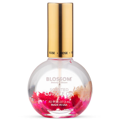 Blossom Cuticle Oil with real flowers front view
