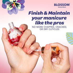 Blossom Cuticle Oil with various floral scents displayed