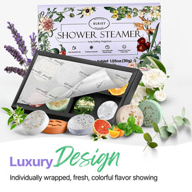 BLRIET Shower Steamers beautifully packaged for gifting