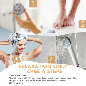 BLRIET shower steamers showcasing various scents