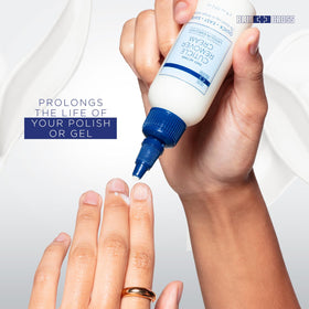 Blue Cross Cuticle Remover Cream with cuticle pusher
