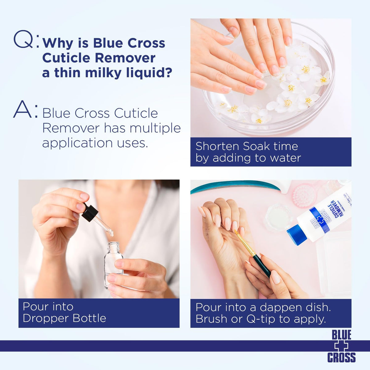 Blue Cross Cuticle Remover packaging details