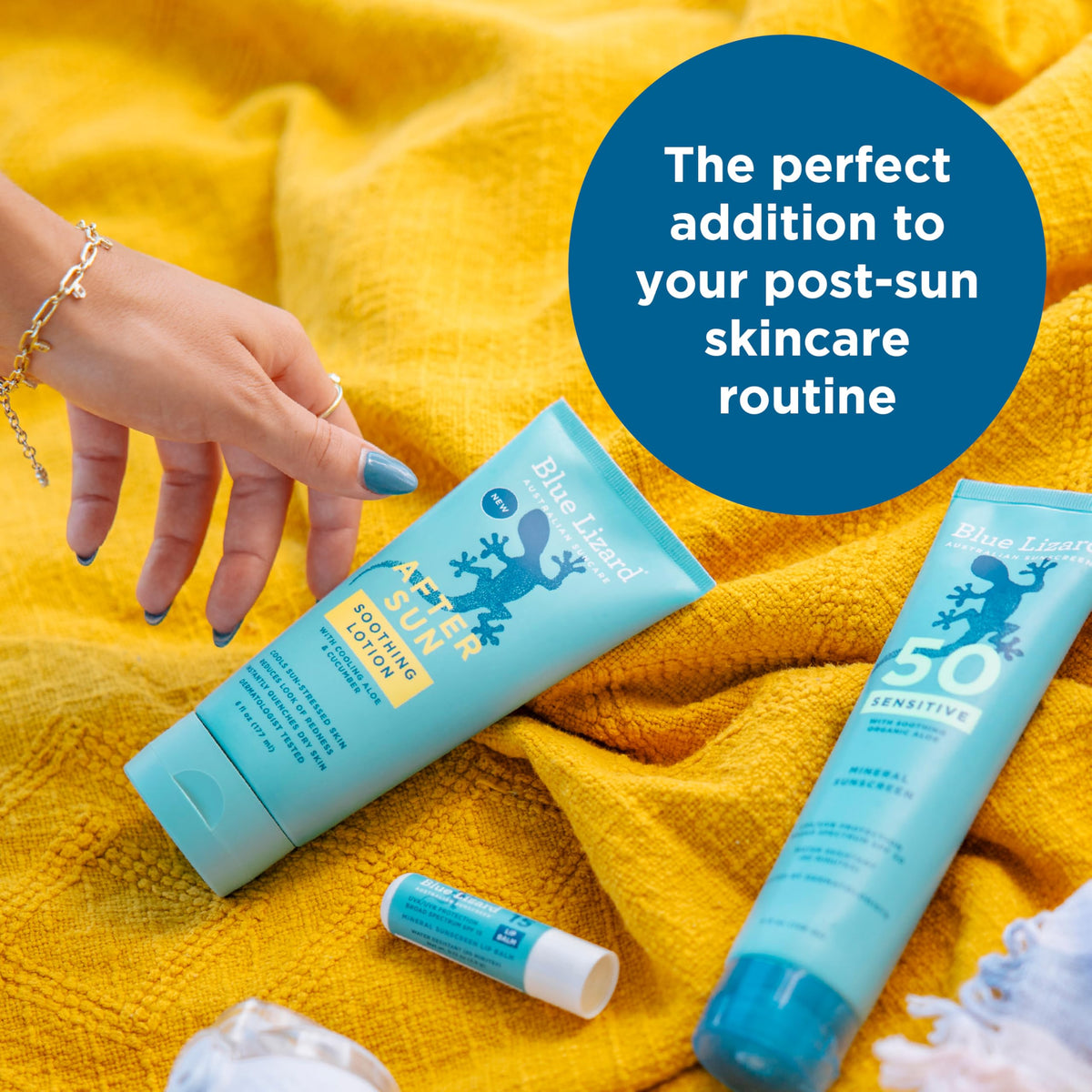 BLUE LIZARD After Sun Soothing Lotion 6 fl oz packaging