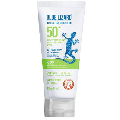BLUE LIZARD Kids Mineral Sunscreen Lotion SPF 50+ 3 oz front view