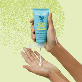 BLUE LIZARD Kids Mineral Sunscreen Lotion SPF 50 side view