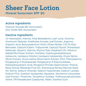 BLUE LIZARD Sheer Face Mineral SPF 50 Sunscreen Lotion in outdoor setting