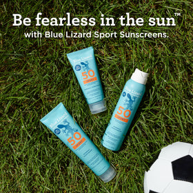 BLUE LIZARD Sport Mineral Sunscreen Lotion SPF 50 with ingredients list