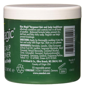Blue Magic Conditioner Hair & Scalp 12 Oz back view with packaging details