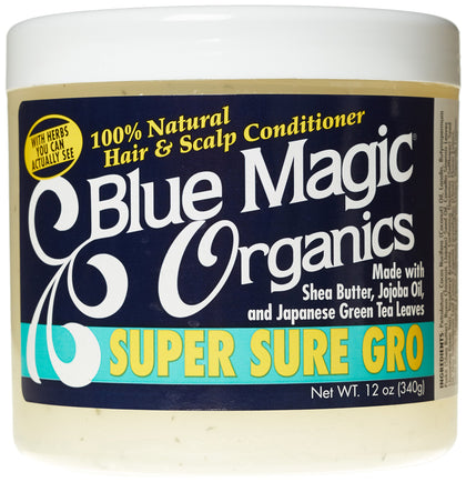 Blue Magic Super Sure Hair Growth Product 12 Ounce front view