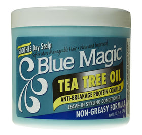 Blue Magic Tea Tree Leave-In Conditioner 13.75 oz front view
