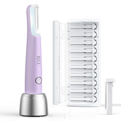 BNU Dermaplane Razor for Women front view with LED light