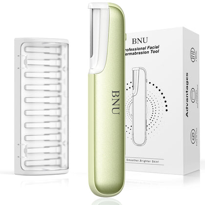 BNU Dermaplane Razor for Women, Green front view