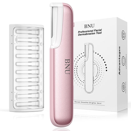 BNU Dermaplane Razor for Women in pink with LED light