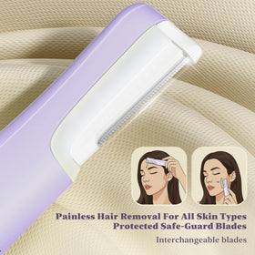 BNU Dermaplane Razor in a lifestyle setting on a bathroom counter