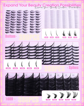 Boahankuke lash clusters with application tools