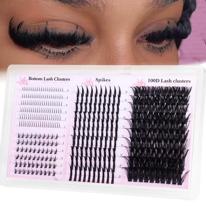 Boahankuke Wispy Lash Clusters 380PCS front view