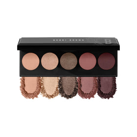 Bobbi Brown All Nudes Eyeshadow Palette front view with 5 shades