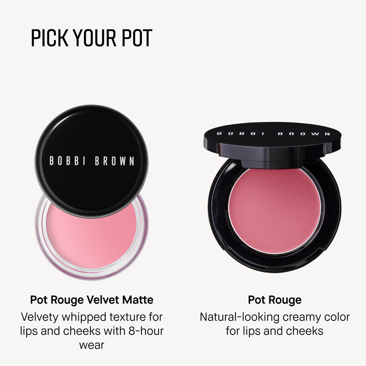 Bobbi Brown Pot Rouge Blushed Rose packaging details