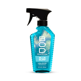 BOD man Blue Surf Body Spray 8 fl oz front view