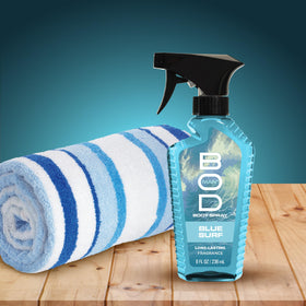 BOD man Blue Surf Body Spray 8 fl oz packaging
