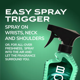 BOD man Fresh Guy Body Spray bottle in lifestyle setting