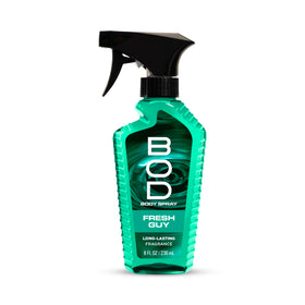 BOD man Fresh Guy Fragrance Body Spray front view 8 fl oz