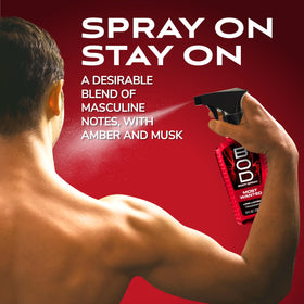 Bod Man Most Wanted Fragrance Body Spray in lifestyle setting