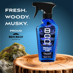 BOD man Really Ripped Abs Body Spray easy-spray trigger close-up