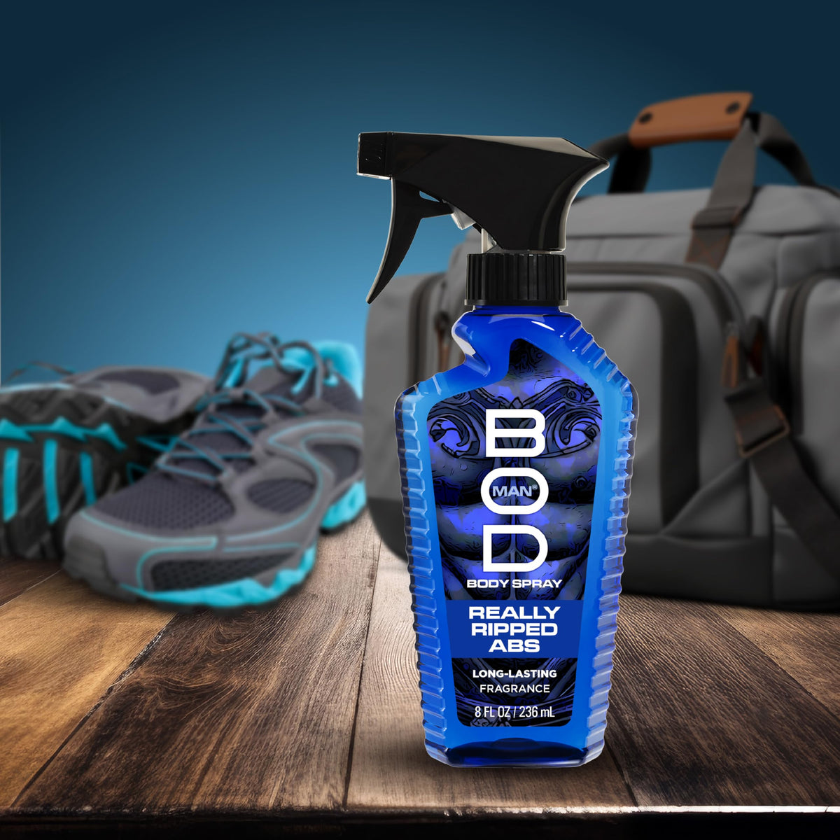 BOD man Really Ripped Abs Body Spray with natural ingredients