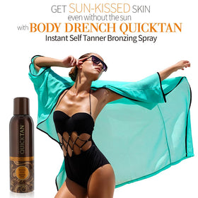 Body Drench QuickTan Instant Bronze Self Tanning Spray 360° nozzle close-up