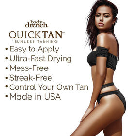 Body Drench QuickTan Instant Bronze Self Tanning Spray back view