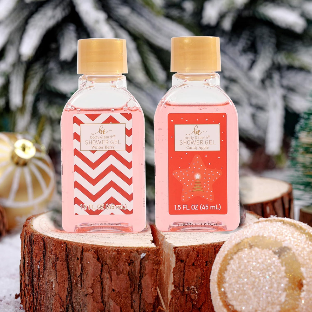 BODY & EARTH Advent Calendar 2026 side view with festive design