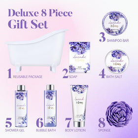 BODY & EARTH bubble bath and shower gel from the gift set