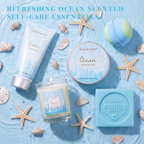 BODY & EARTH hand soap from the spa gift set
