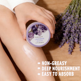 BODY & EARTH Lavender Bubble Bath container