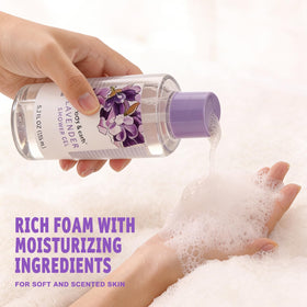 BODY & EARTH Lavender Hand Soap bottle