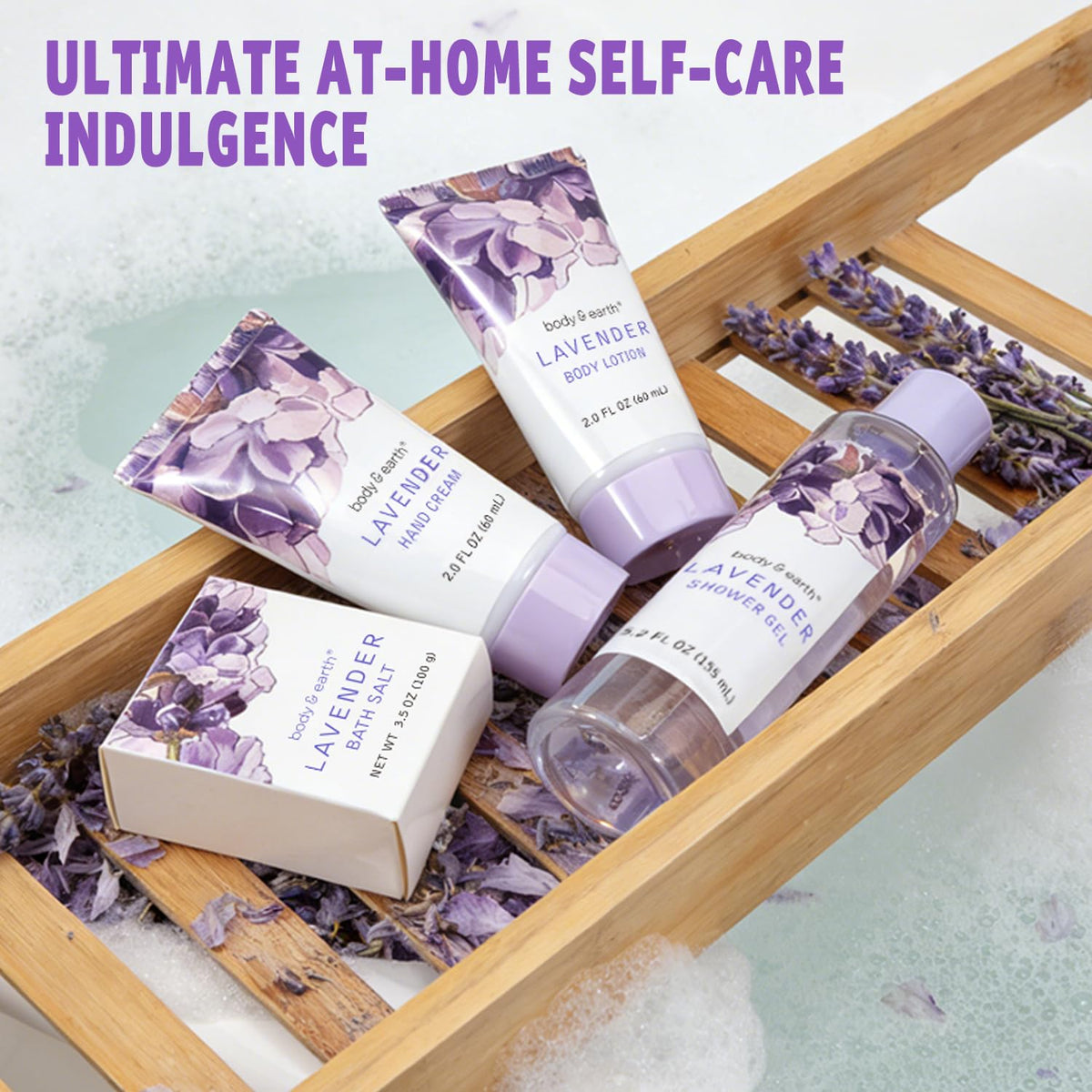BODY & EARTH Lavender Shower Gel bottle