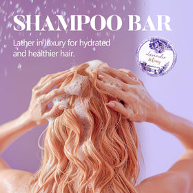 BODY & EARTH Lavender Spa Gift Set displayed with flowers