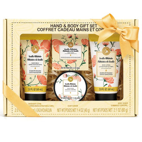 BODY & EARTH # LOVE Hand Cream Gift Set 4PCS Vanilla Spa front view