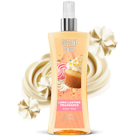 Body Fantasies Cupcake Swirl Body Spray 8 fl oz lifestyle scene